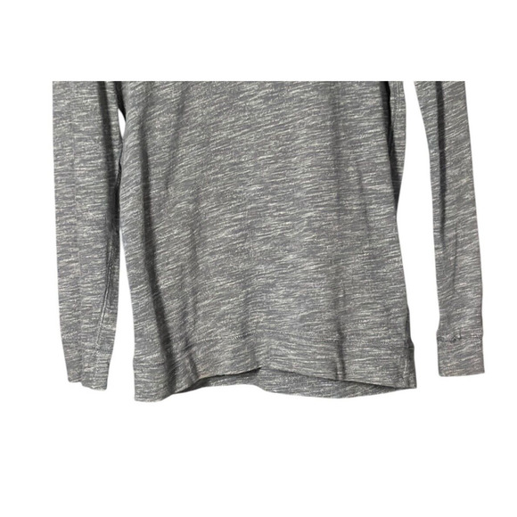 Mark Law Luxury Tee Shirt Size Small Long Sleeve Gray Neutral Basic Minimalist - Picture 5 of 9